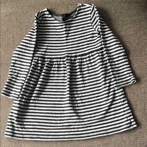 Tea Collection 4T Striped Long Sleeve Winter Dress